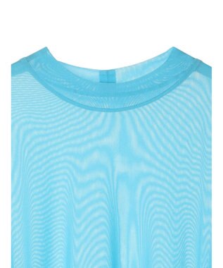 earth music&ecology ５分袖シアーインナー Blue