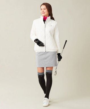 23区GOLF 【WOMEN】【ストレッチ】ポンチ スカート ライトグレー系