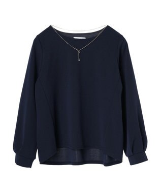 Green Parks ＳＥＴ２点　ネックレス＋プルオーバー Navy