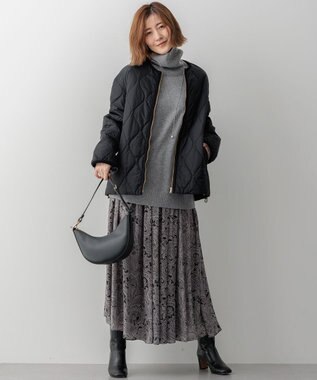 23区 ピュアカシミヤ タートルネック  ニット グレー系