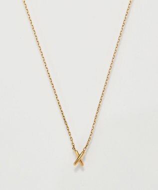 Phoebe 【数量限定】クロスネックレス&ビジューフートピアスセット/BOX&ショッパー付き ゴールド