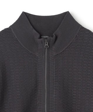 JOSEPH HOMME 【WEB・一部店舗限定  】  ライトヴィスコース　ジップアップカーディガン グレー系