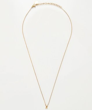 Phoebe 【数量限定】クロスネックレス&ビジューフートピアスセット/BOX&ショッパー付き ゴールド