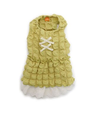 PET PARADISE ペットパラダイス ぽこぽこ ワンピース 《イエロー》 小型犬 イエロー