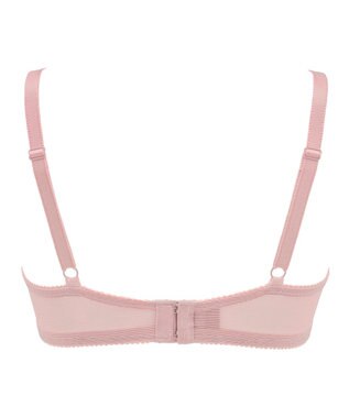 BRADELIS New York 【BRADELIS New York / 育乳補整ブラ・STEP2 寄せる】ナオミステップ2ブラ24S1 脇高設計でしっかり寄せ上げ ローズピンク