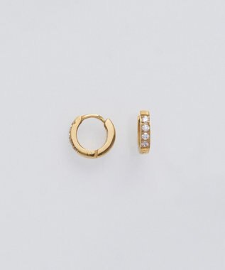 Phoebe 【数量限定】クロスネックレス&ビジューフートピアスセット/BOX&ショッパー付き ゴールド