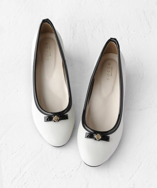 TOCCA 【晴雨兼用】POINT OF CLOVER RAINPUMPS レインパンプス アイボリー系