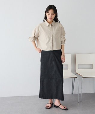 CRAFT STANDARD BOUTIQUE クロップドレングスシャツ Beige