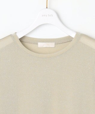 ANY SIS 【洗える】シアーラメ インナー シャンパン