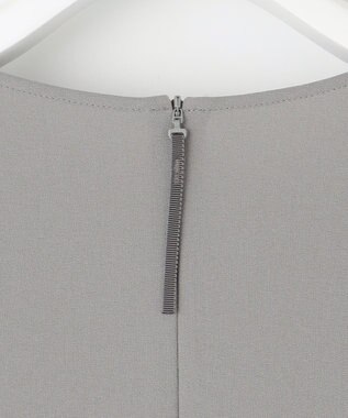 自由区 【洗える】ハイツイストプルオーバー ブラウス グレー