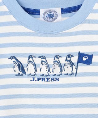 J.PRESS KIDS 【110-130cm】フンボルトペンギンＴシャツ サックスブルー系1