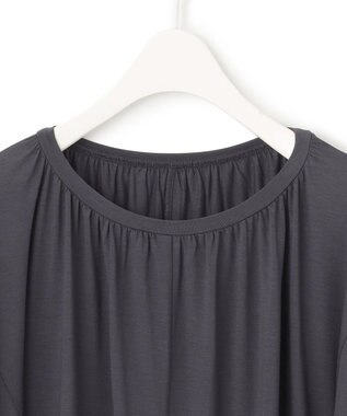 ICB 【WEB限定・洗える】Float ドルマンスリーブカットソー チャコール系