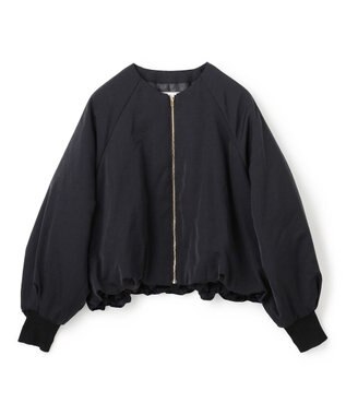 BEIGE， NIQUET / ノーカラーブルゾン Black