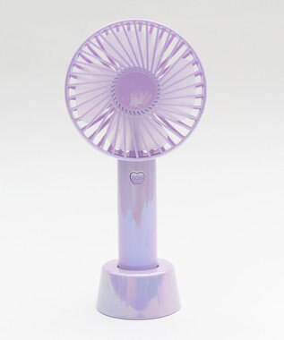 WEGO 【冷却/携帯扇風機/熱中症対策】オーロラハンディファン ライトパープル