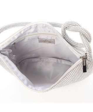 UNBILLION カシュカシュ cachecache / ラインストーン三日月ショルダー シルバー