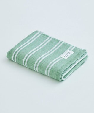 SHINTO TOWEL シマ フェイスタオル ダブル色地 フォレスト