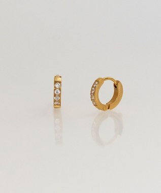 Phoebe 【数量限定】クロスネックレス&ビジューフートピアスセット/BOX&ショッパー付き ゴールド