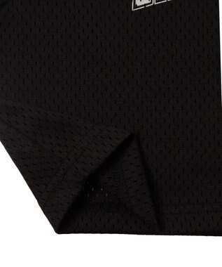 WEGO ロゴプリントメッシュタンク ブラック