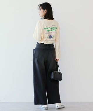 AMERICAN HOLIC タックワイドデニム Gray