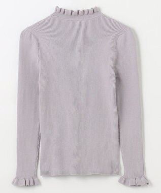 ANY KIDS 首フリルしあわせタッチニット サックスブルー