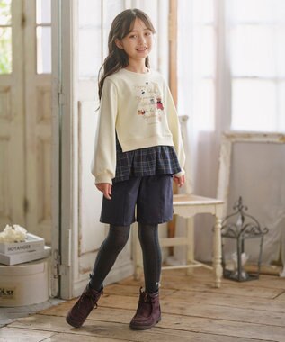 組曲 KIDS 【110-140㎝】 ホリデー トレーナー エクリュ