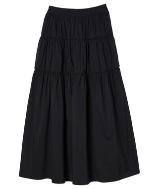 AMERICAN HOLIC ティアードギャザースカート Black