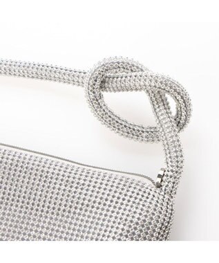 UNBILLION カシュカシュ cachecache / ラインストーン三日月ショルダー シルバー