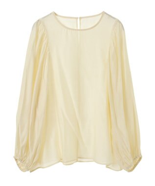 AMERICAN HOLIC 袖ボリュームシアーブラウス Ivory