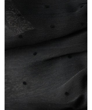 earth music&ecology フロッキードットフリルビスチェ Black