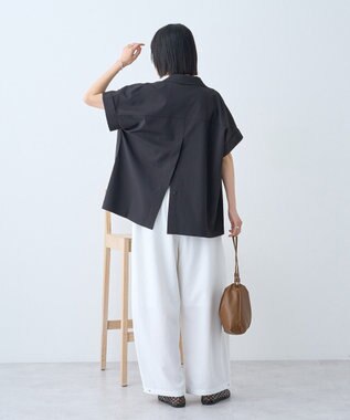AMERICAN HOLIC 【マルチ機能】サイドタックカーブパンツ Off White