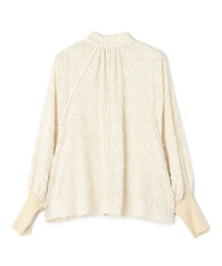 BEIGE， CAMILLE / ジャガードブラウス Ecru
