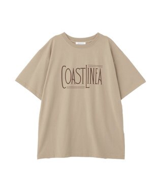 AMERICAN HOLIC COASTLINEA ロゴTシャツ Brown