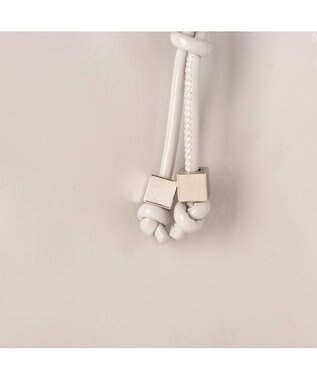 UNBILLION カシュカシュ cachecache / エナメル調結びハンドルA4サイズトート ライトグレー