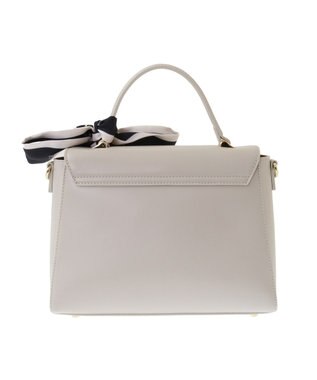 Maison de FLEUR トップハンドルスカーフバッグ Beige