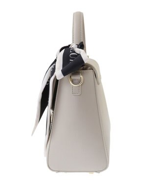 Maison de FLEUR トップハンドルスカーフバッグ Beige