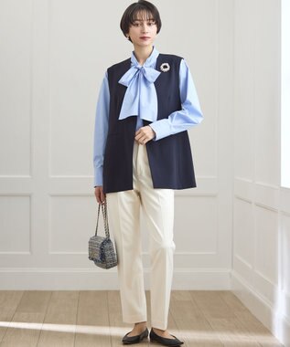 23区 ビジューMIX サークル ブローチ ゴールド系