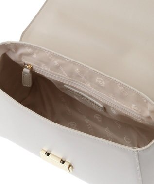 Maison de FLEUR トップハンドルスカーフバッグ Beige