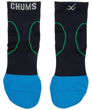 CW-X 【UNISEX】 ソックス CHUMS (チャムス)コラボ 足首サポート。運動時の足の疲労軽減。 汗消臭（つま先,かかと） LNR600 /ワコール グリーン
