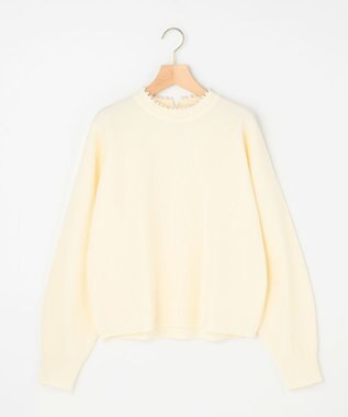 組曲 S 【先行予約・WEB限定】パール釦畦ニット プルオーバー