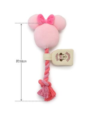 PET PARADISE ディズニー ミニーマウス 風船ロープ トイ 《ピンク》 小型犬 ピンク