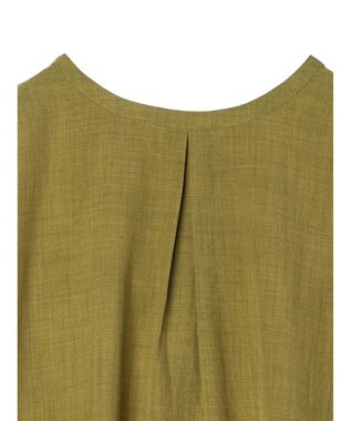 Green Parks 前後２ｗａｙミディ丈タックワンピース Green