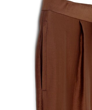 UNFILO MENS 【OCEANS web / YouTube 掲載】ライトウェイトシアー イージーテーパードパンツ ダークブラウン