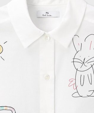 Paul Smith Drawn by Paul ドゥードゥル 半袖シャツ ホワイト