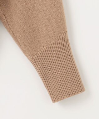 組曲 【8色展開・手洗い可】ウールカシミヤミックス Vネックニット ベージュ系