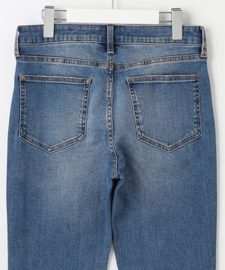 J.PRESS LADIES 【洗える】BASIC STRETCH DENIM スキニー パンツ ダルブルー系