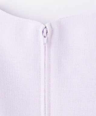 ANY KIDS フラワー刺繍ワンピース ラベンダー