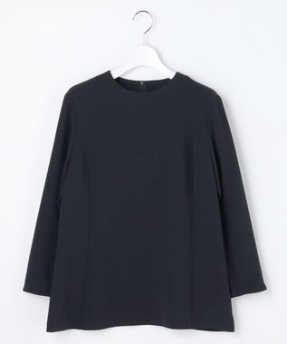 J.PRESS LADIES S 【セットアップ対応・2way】セラテリーダブルクロス ブラウス ネイビー系