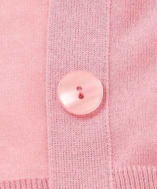 TOCCA 【洗える！】SHEER KNIT カーディガン ピンク系