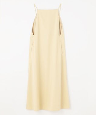 NAVE 【Nave・洗える/撥水加工/ストレッチ素材】ライトタフタ  キャミドレス ライトイエロー系