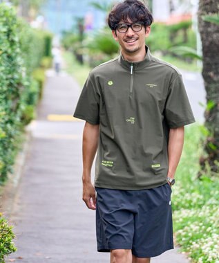 PW CIRCULUS 【MEN】AIR TOOL ハーフジップモック ゴルフ